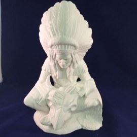 Indian Chief w / Skull